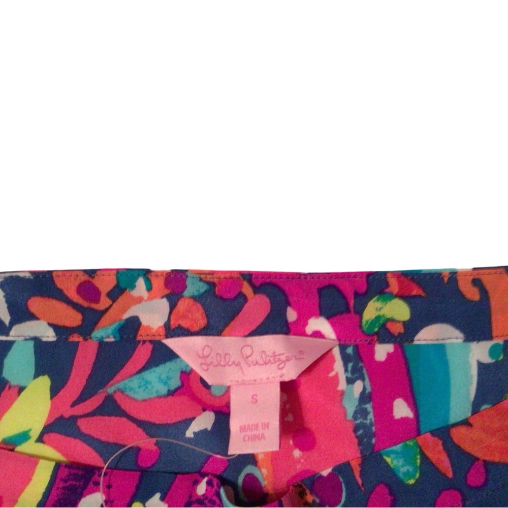 NWT Lilly Pulitzer Festive Off the Shoulder Shift dress ~Small - Picture 4 of 10
